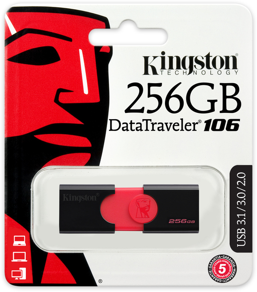 USB Kingston DT100G3/256GB USB 256GB 3.0 DataTraveler 100 G3